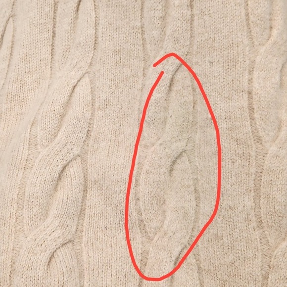 Sandro Cream Long Sleeve Dress - Picture 9 of 9